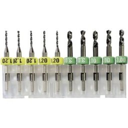 Foret Carbure E = 1,0 mm, 10 Pces Bungard 81010