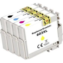 Renkforce Encre remplace Epson 603XL, T03A6, T03A1, T03A2, T03A3, T03A4 compatible pack bundle noir, cyan, magenta, jaune RF-5655898