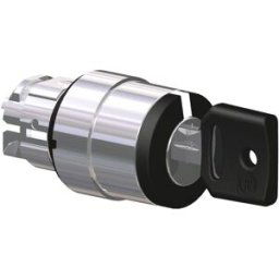 Schneider Electric ZB4BG4 Harmony ZB4BG4 Commutateur à clé clé noir 2 x 90 ° décrochage par clef 1 pc(s)