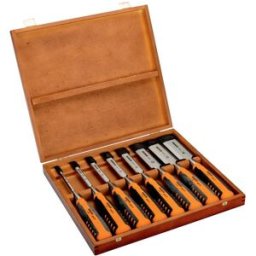 SET de deux-pieds, 6,10,12,16,18,25,32,36 mm, en boîte en bois Bahco 424P-S8-EUR