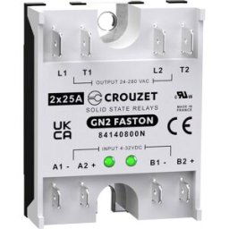 Crouzet Relais à semi-conducteurs 84140800N 25 A Tension de contact (max.): 280 V/AC Passage par zéro spécial 1 pc(s)