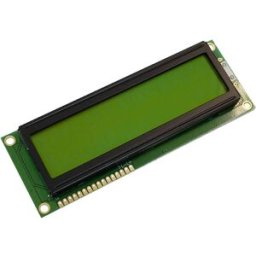 Display Elektronik Écran LCD jaune-vert 16 x 2 Pixel (l x H x P) 122 x 44 x 11.1 mm