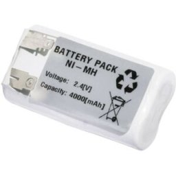 Emmerich 2443FA4000R Batterie pour éclairage de secours cosses à souder en U 2.4 V 4000 mAh