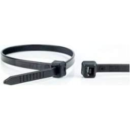 WKK 120227071 120227071 Serre-câble 370 mm 7.60 mm noir stabilisé à la chaleur, stabilisé aux UV, résistant à lhuile, résistant aux solvants, résistant à