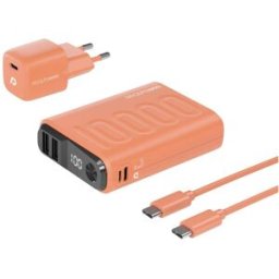 RealPower PB-10000 Power Pack Powerbank (batterie supplémentaire) 10000 mAh Li-Ion USB, USB-C® orange
