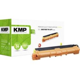 KMP Cassette de toner remplace Brother TN-247Y, TN247Y compatible jaune 2300 pages B-T112X