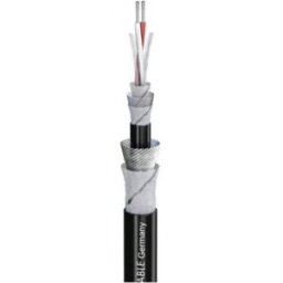 Sommer Cable 200-0241AQ Câble micro 2 x 0.25 mm² noir Marchandise vendue au mètre