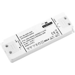 Dehner Elektronik SS 20-24VF Transformateur pour LED à tension constante 20 W 0.83 A 24 V/DC homologué pour les meubles, protection contre les surcharges,