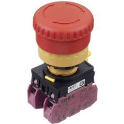 Idec YW1B-V4E02R Arrêt durgence 250 V 3 A 2 NF (R) IP65 1 pc(s)
