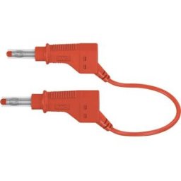 Stäubli 66.9405-20022 Cordon de mesure de sécurité Banane mâle 4 mm Banane mâle 4 mm 2.00 m rouge 1 pc(s)