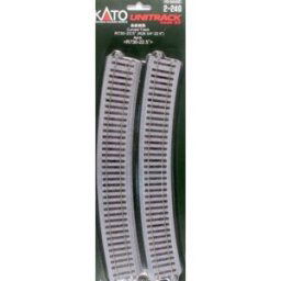 (H0) Kato Unitrack 2-240 Rail courbe 4 pc(s)