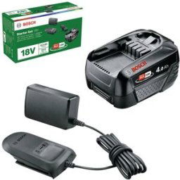 Bosch Home and Garden Kit de démarrage 18 V (4 Ah + AL18V-20)