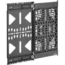 SpeaKa Professional Support mural pour appareils AV dans un tiroir Adapté pour série (support): Universel noir mat