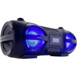 UNIVERSUM BB 500-20 Ghetto-blaster FM AUX, Bluetooth, CD, SD, USB avec télécommande, lumière dambiance noir