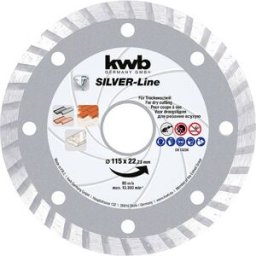 kwb 797870 Disque à tronçonner diamanté Diamètre 230 mm Ø de perçage 22.23 mm Pierre 1 pc(s)
