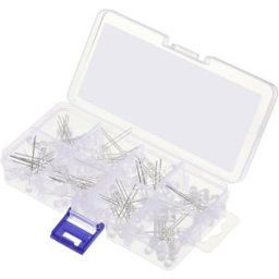 TRU COMPONENTS LED 5 mm Lentille laiteuse 100 ° 20 mA 1.8 V, 3.4 V rouge, jaune, orange, bleu, vert, rose, blanc chaud, blanc froid 1560 mcd, 2180 mcd, 3000