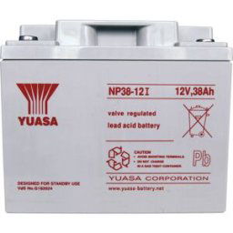 Yuasa NP38-12 NP38-12 Batterie au plomb 12 V 38 Ah plomb (AGM) (l x H x P) 197 x 170 x 165 mm raccord à vis M5 sans entretien, certification VdS