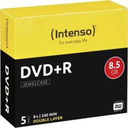 DVD+R DL vierge Intenso 4311245 5 pc(s) 8.5 GB 240 min