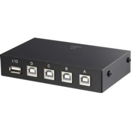Renkforce 4 ports Switch USB 2.0 noir