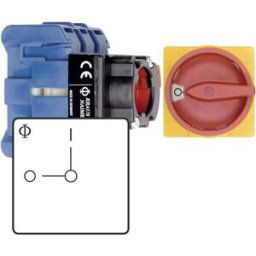 Kraus & Naimer KG32B.T203/01.FT2 Interrupteur sectionneur 32 A 1 x 90 ° rouge, jaune 1 pc(s)