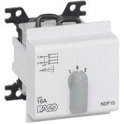 BACO NDF15 Commutateur à cames 16 A 2 x 30 ° gris 1 pc(s)