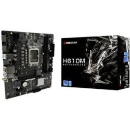 Biostar H610MT-E Carte mère Socket (PC) Intel® 1700 Facteur de forme (détails) Micro-ATX Chipset de la carte mère Intel® H610