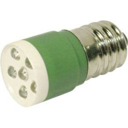 CML 18646351 Voyant de signalisation LED vert E14 24 V/DC, 24 V/AC 3150 mcd