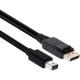 Club 3D Câble adaptateur club3D Mini-Display / DisplayPort Fiche mâle Mini DisplayPort, Fiche mâle DisplayPort 2.00 m noir CAC-2163 ignifuge Câble DisplayPort
