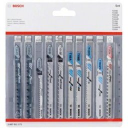 Bosch Accessories 2607011171 SET de lames de scie sauteuse tout en un, 10 pièces 10 pc(s)