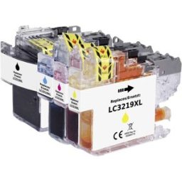 Renkforce Encre remplace Brother LC-3219XLBK, LC-3219XLC, LC-3219XLM, LC-3219XLY compatible pack bundle noir, cyan, magenta, jaune RF-5705474