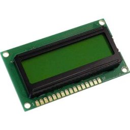 Display Elektronik Écran LCD jaune-vert 16 x 2 Pixel (l x H x P) 65.5 x 36.7 x 9.6 mm