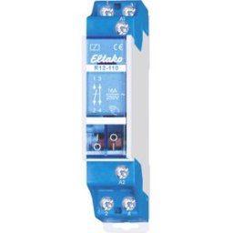 Eltako R12-110-230V Relais de commutation Tension nominale: 230 V Courant de commutation (max.): 16 A 1 NF (R), 1 NO (T) 1 pc(s)