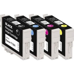 Basetech Encre remplace Epson T1295, T1291, T1292, T1293, T1294 compatible pack bundle noir, cyan, magenta, jaune BTE125 1617,4050-126