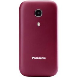 Panasonic KX-TU400 Téléphone portable à clapet pour séniors rouge