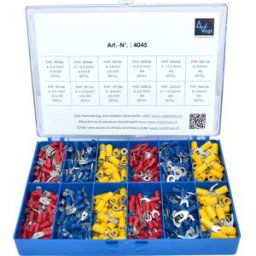 Vogt Verbindungstechnik 4045 Assortiment de cosses à sertir 0.50 mm² 6 mm² rouge, bleu, jaune 520 pc(s)