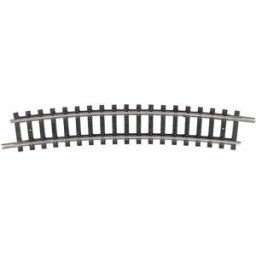 T14927 (N) Voie Minitrix Rail courbe 15 ° 362.6 mm 10 pc(s)