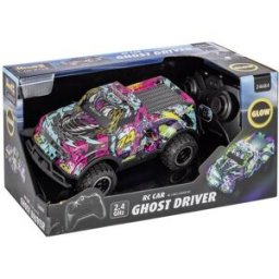 Revell Control 24684 Ghost Driver 1:22 Véhicule RC débutant électrique Voiture de tourisme avec effet lumineux