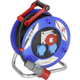 Brennenstuhl 1237980 Enrouleur de câble 30.00 m noir mâle CEE 16 A 5 pôles