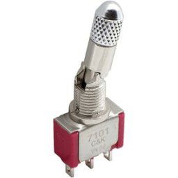 C & K Switches 7203P1CWZQE Interrupteur à levier 120 V/AC, 28 V/DC 5 A 2 x On/Off/On IP67 1 pc(s) Bulk