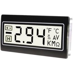Afficheur LCD TDE Instruments DPM962-TW ± 200 mV Dimensions encastrées 33 x 68 mm