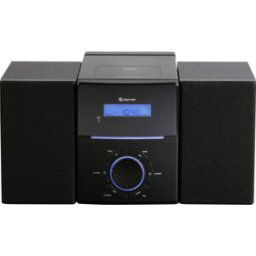 Denver MCA-240 Chaîne stéréo AUX, CD, FM, fonction réveil, avec télécommande 2 x 20 W noir