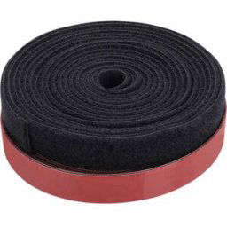 Organiseur de câbles auto-agrippant Digitus DN-CT-10M-25 à coller, pour grouper partie velours, partie velours et partie agrippante, partie crochets, tête de