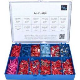 Vogt Verbindungstechnik 4050 Assortiment de cosses à sertir 0.50 mm² 2.50 mm² rouge, bleu 525 pc(s)