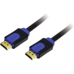 Câble de raccordement LogiLink HDMI Fiche mâle HDMI-A, Fiche mâle HDMI-A 10.00 m noir CHB1110 4K UHD Câble HDMI