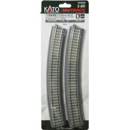 (H0) Kato Unitrack 2-241 Rail courbe 4 pc(s)