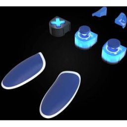 Thrustmaster eSwap X LED Blue Crystal Pack Kit supplémentaire PC, Xbox One, Xbox One S, Xbox Series X bleu