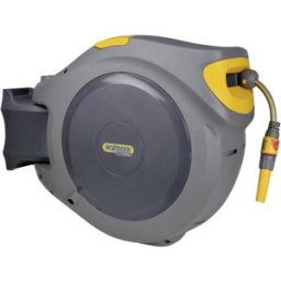 Hozelock FLOWMAX Auto Reel 30 m 2597 0000 30 m 1 pc(s) gris, jaune Dévidoir de tuyau