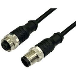 BKL Electronic 2702040 Rallonge pour capteur/actionneur M12 fiche droite vers raccord droit 2 m Nombre de pôles: 4.5 1 pc(s)