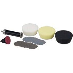 Proxxon 29070 SET de ponçage et de polissage plateau de ponçage Ø 30 mm, 80 mm 7 parties