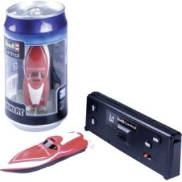 Revell Control Mini rouge Bateau RC débutant motorisé prêt à fonctionner (RtR) 75 mm